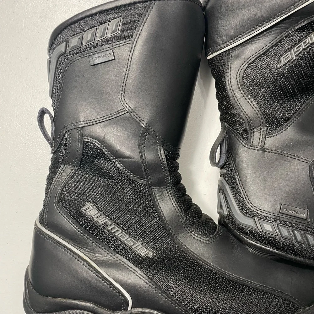 Tourmaster Black  Mortocycle Riding Boots Size 11